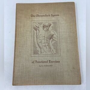 RARE The Mensendieck System of Functional Exercises Book (1937) Very Good